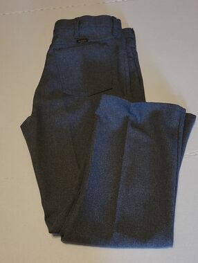 VINTAGE 70/80's Wrangler WESTERN Mens Pants Polyester  Rancher Gray PANTS